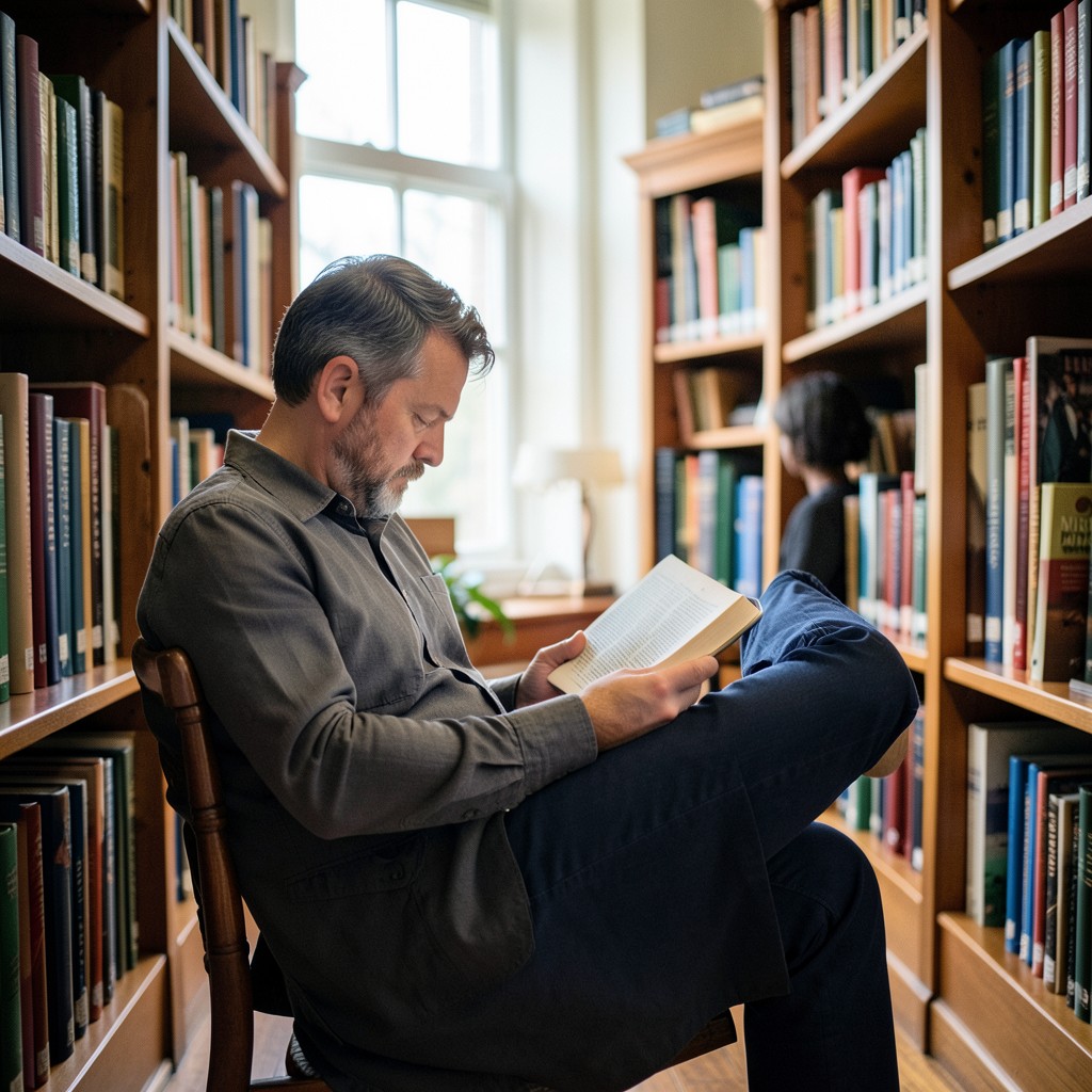 الاسترخاء مع كتاب
