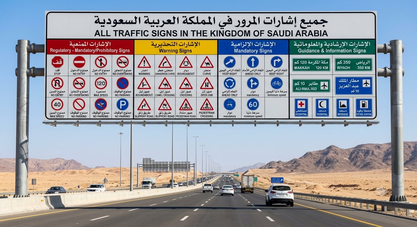 إشارات المرور السعودية